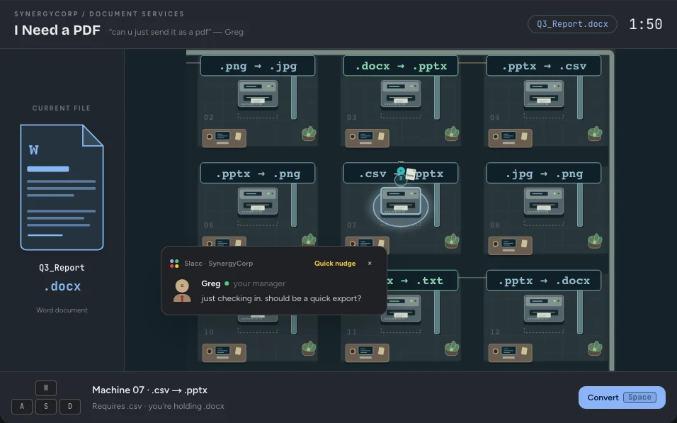 I Need a PDF gameplay preview